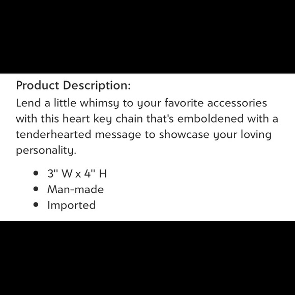 💝NWT Heart “Love You” Keychain/Purse Charm - Picture 2 of 7